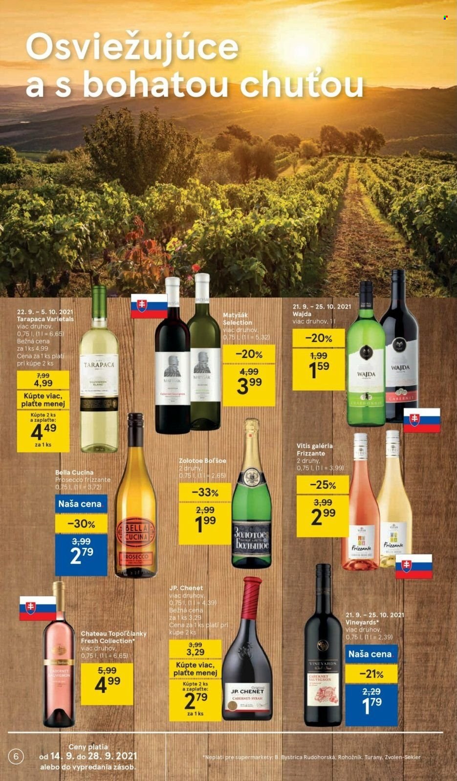 Leták TESCO supermarket - 22.9.2021 - 28.9.2021. Strana 6