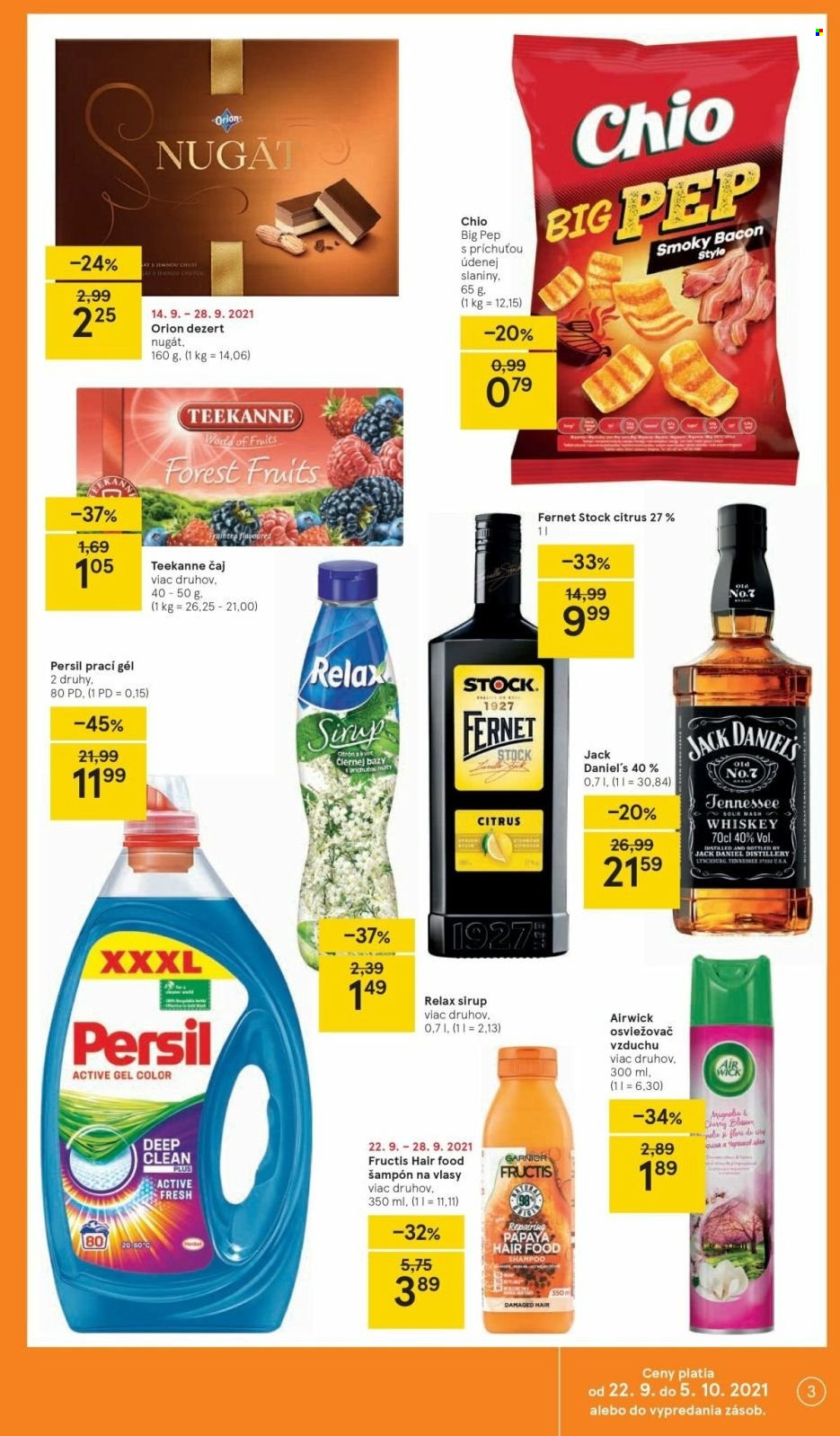 Leták TESCO - 22.9.2021 - 28.9.2021. Strana 3