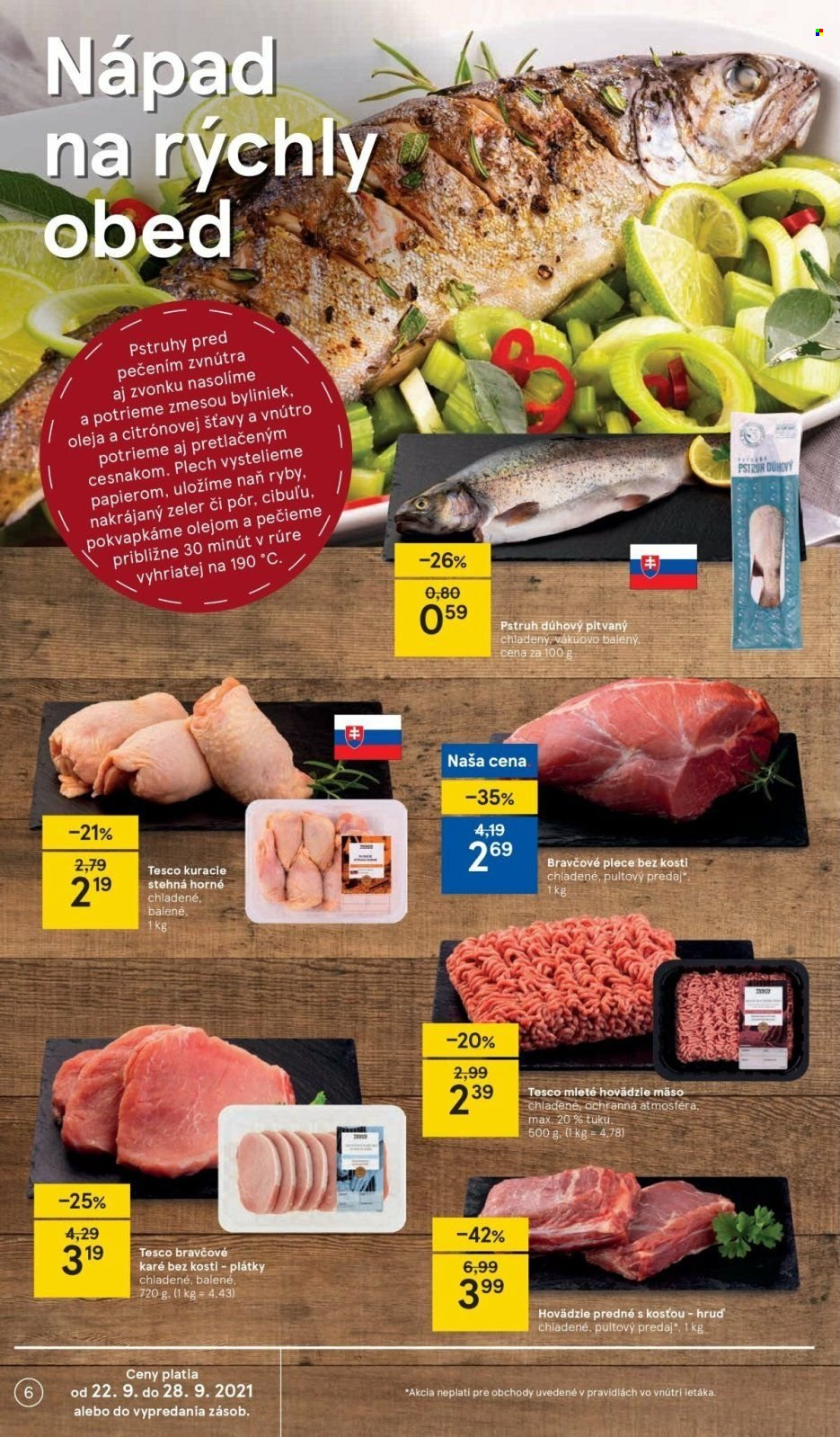 Leták TESCO - 22.9.2021 - 28.9.2021. Strana 6