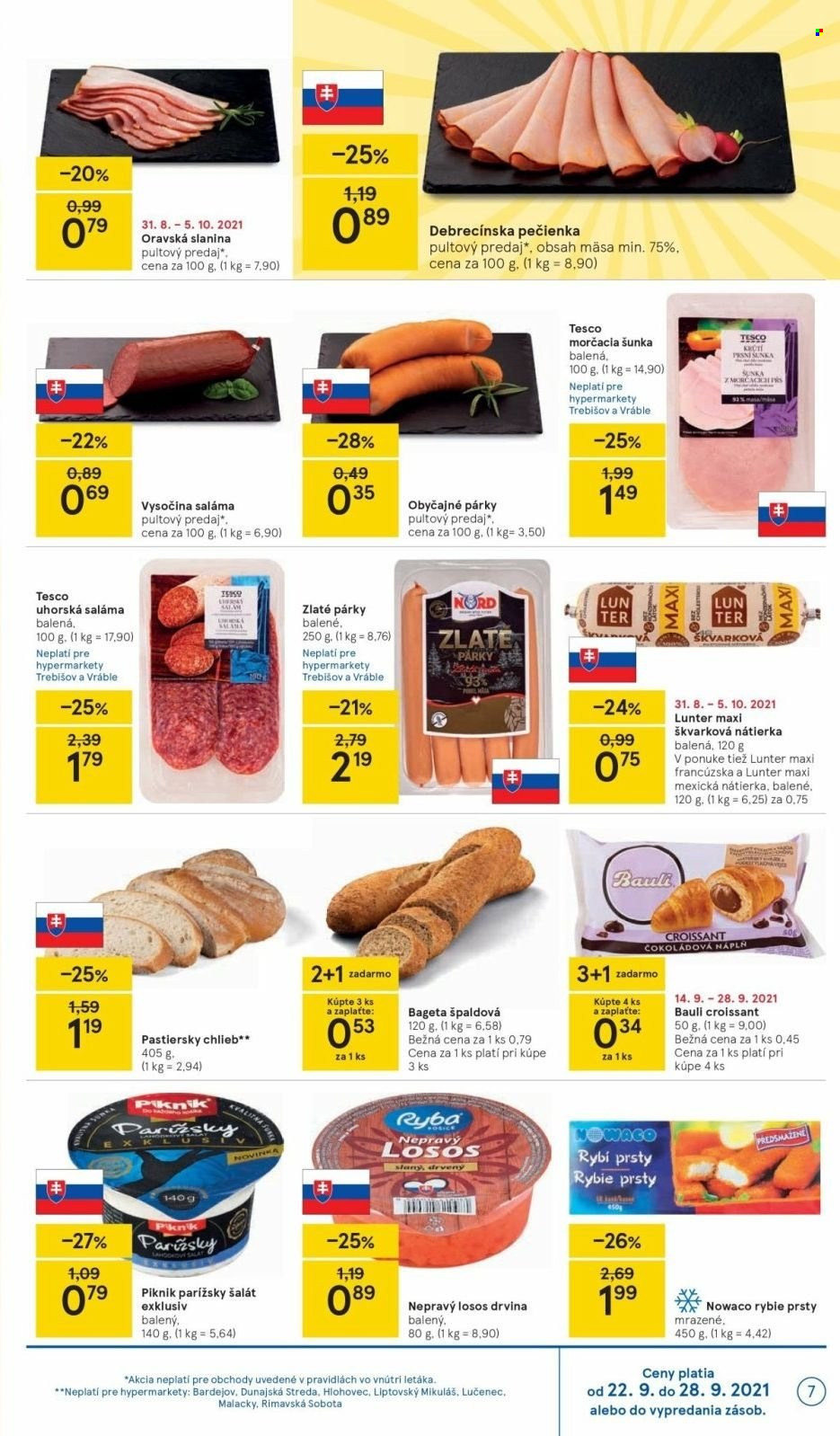 Leták TESCO - 22.9.2021 - 28.9.2021. Strana 7