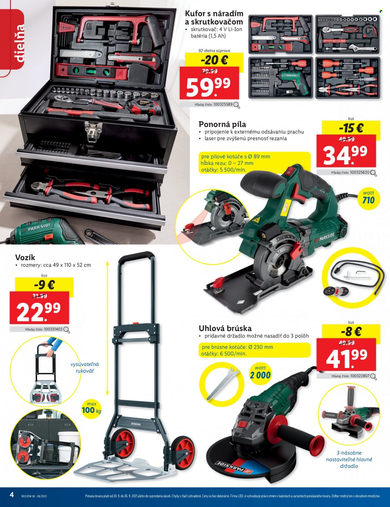 Leták Lidl - 20.9.2021 - 26.9.2021. Strana 4