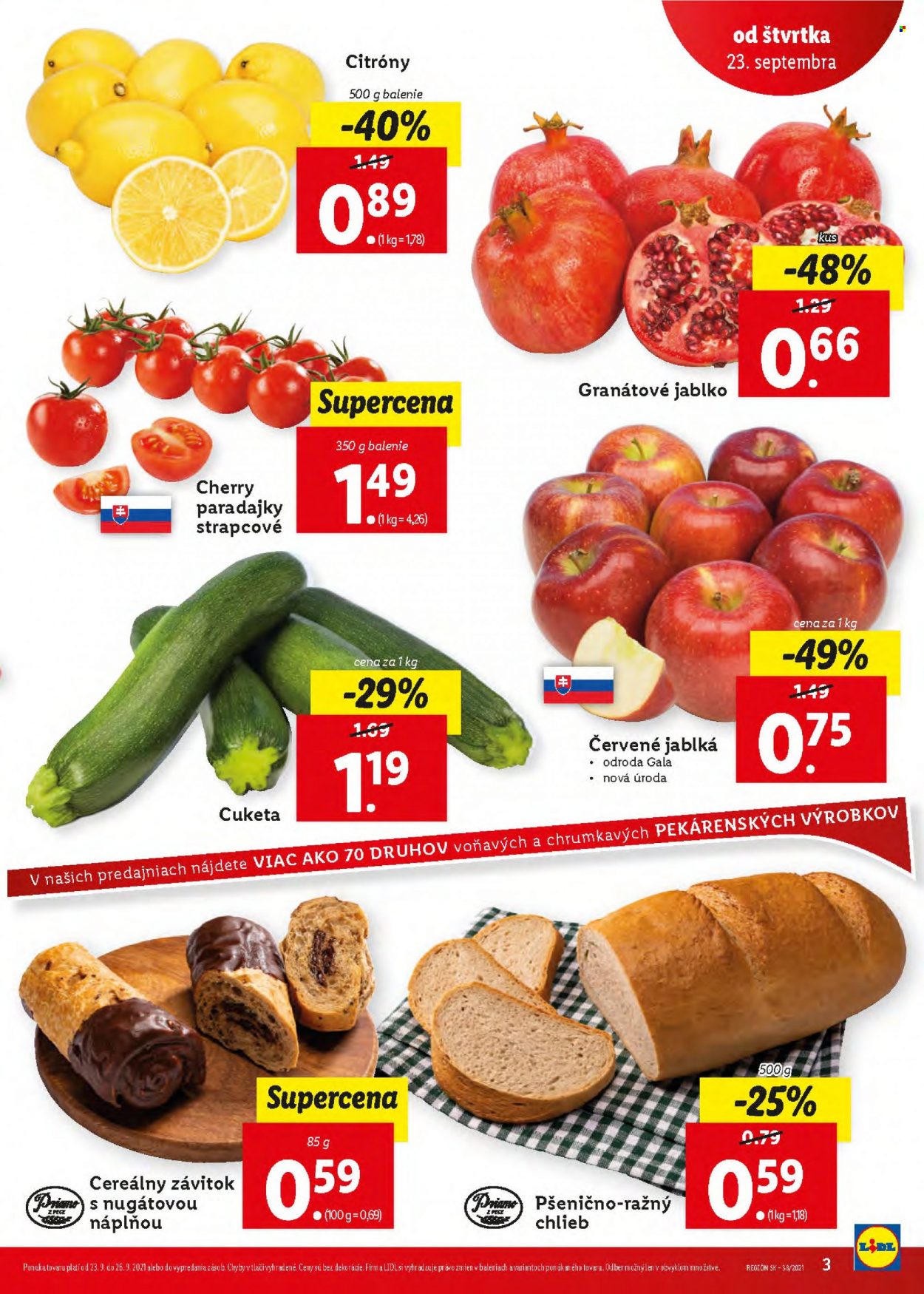 Leták Lidl - 23.9.2021 - 26.9.2021. Strana 3
