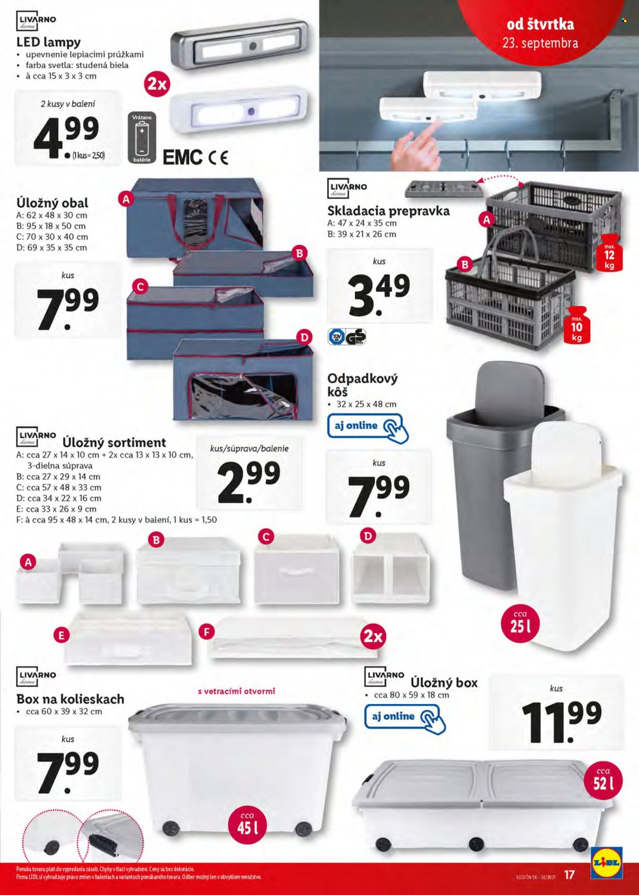 Leták Lidl - 23.9.2021 - 26.9.2021. Strana 19