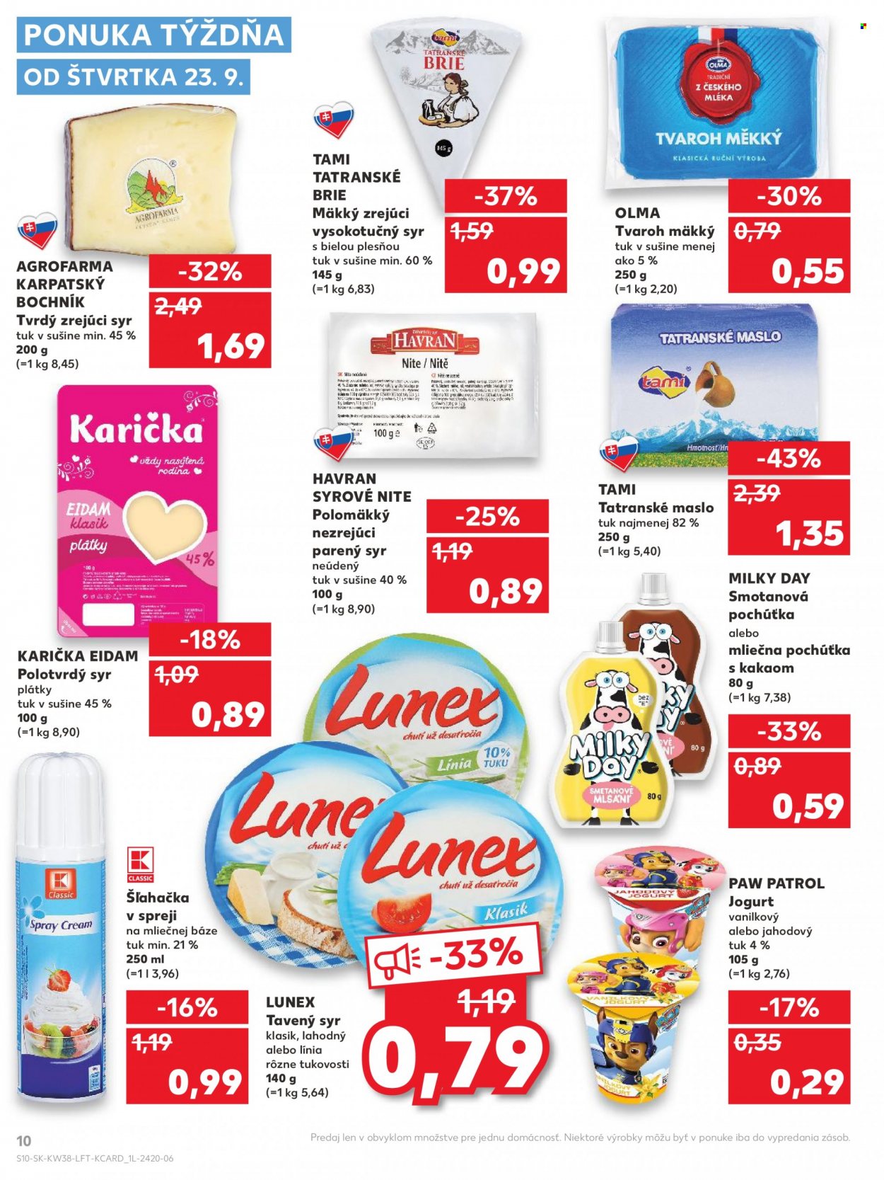 Leták Kaufland - 23.9.2021 - 29.9.2021. Strana 10