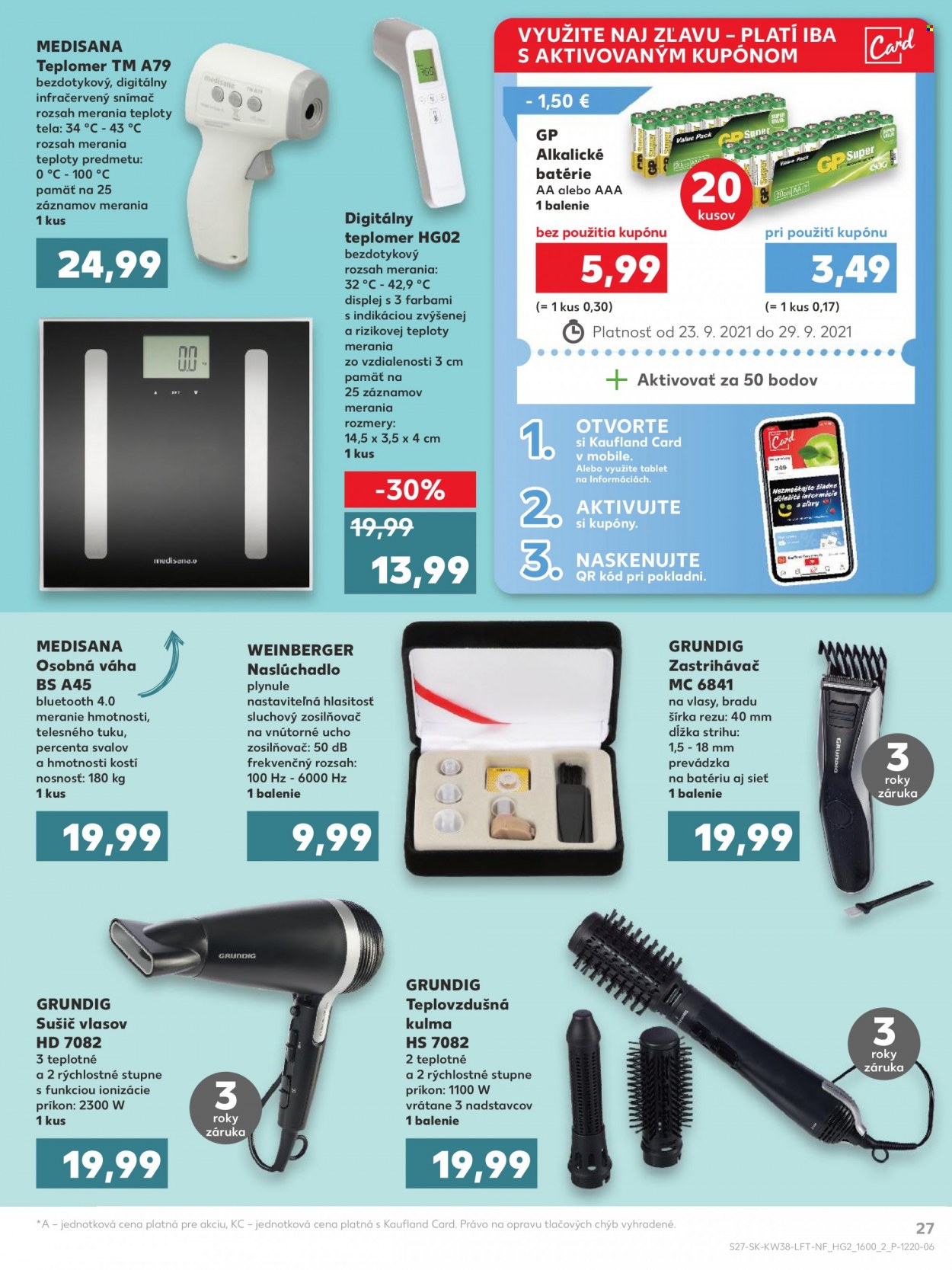 Leták Kaufland - 23.9.2021 - 29.9.2021. Strana 27