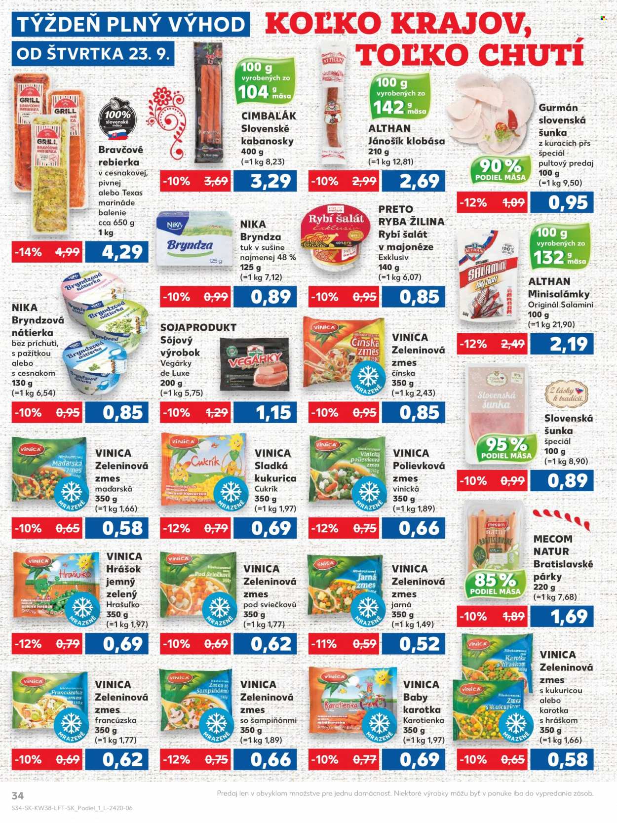 Leták Kaufland - 23.9.2021 - 29.9.2021. Strana 34