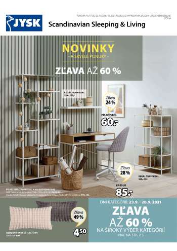 Leták JYSK - 23.9.2021 - 6.10.2021.