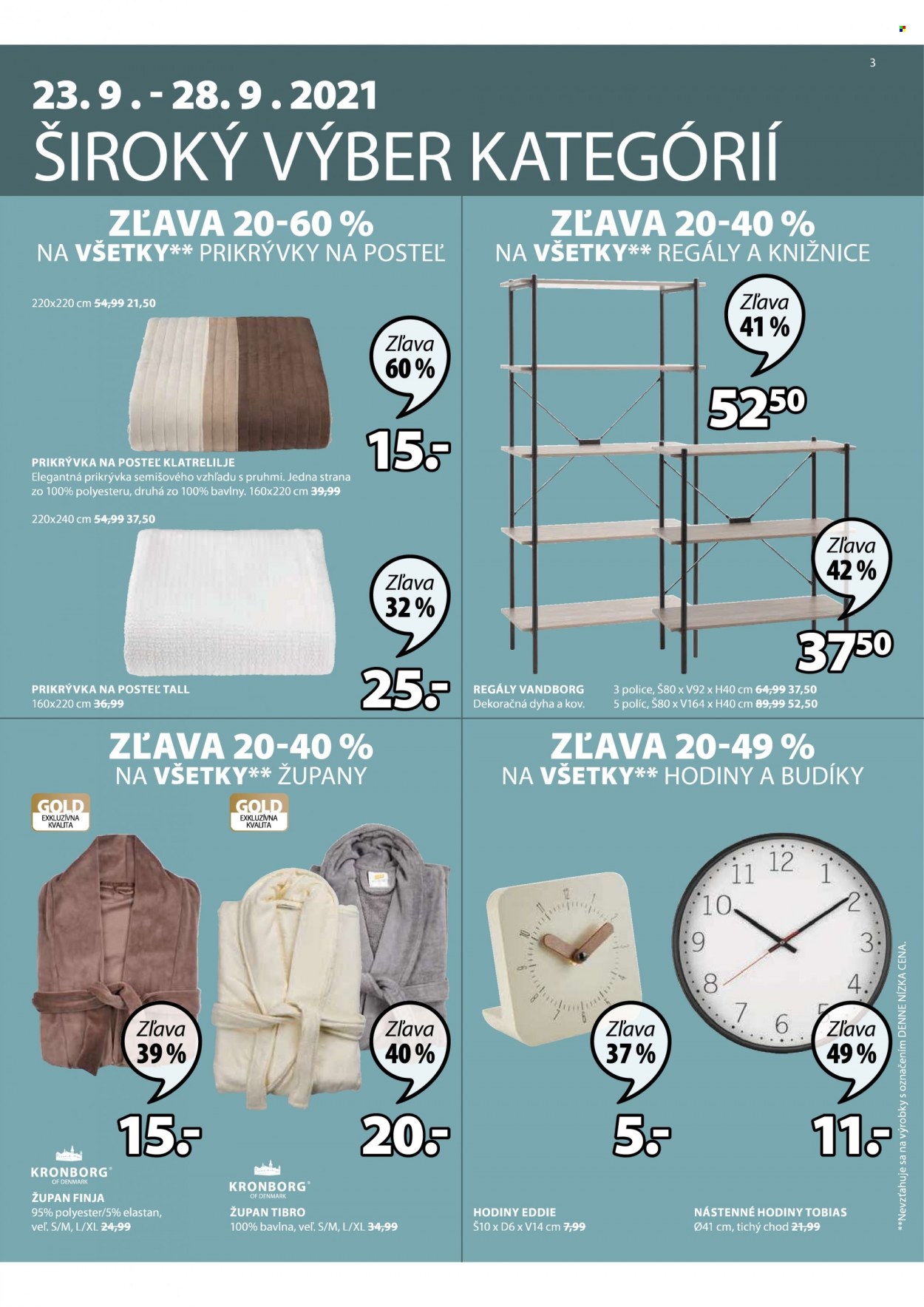 Leták JYSK - 23.9.2021 - 6.10.2021. Strana 3