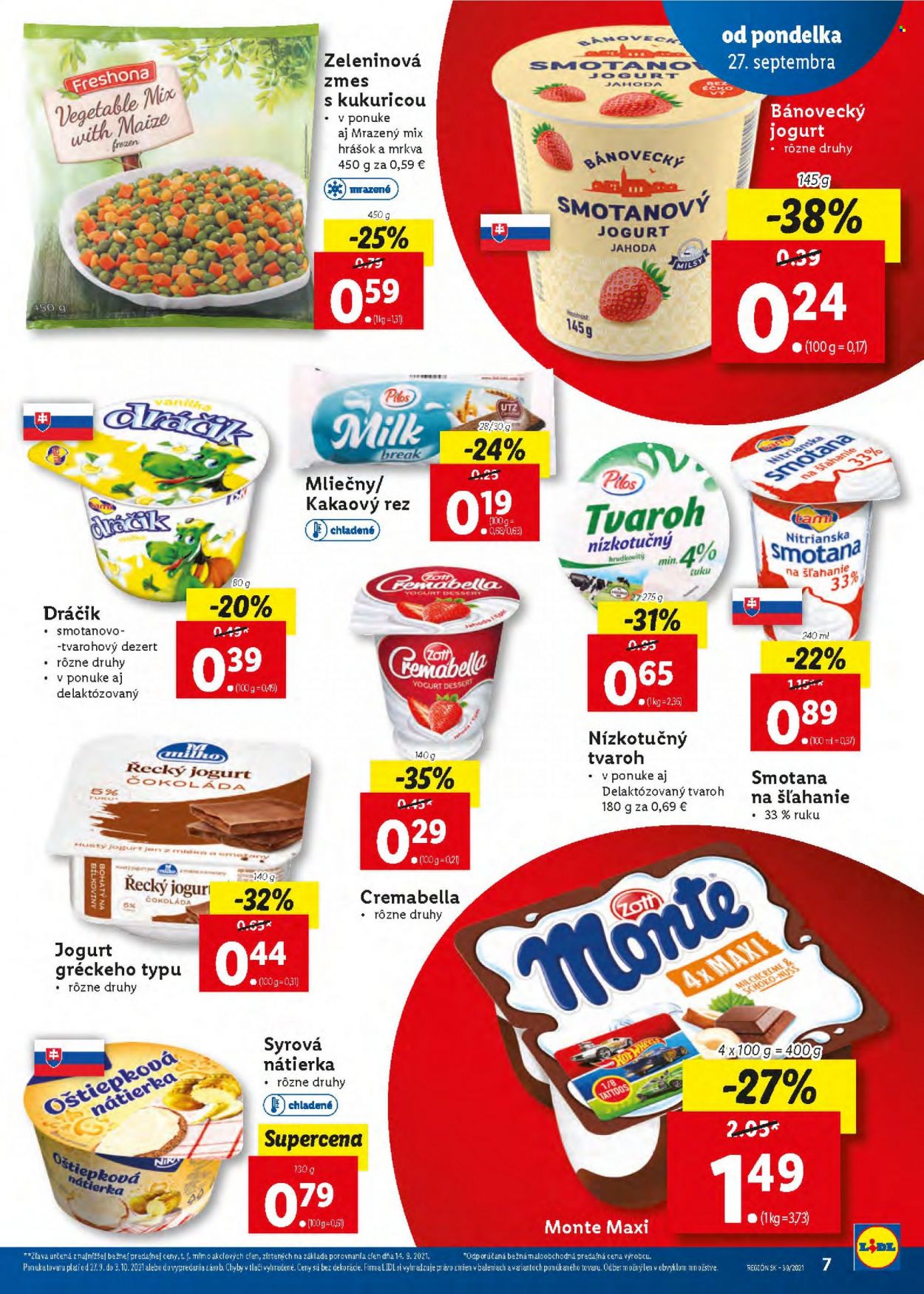 Leták Lidl - 27.9.2021 - 3.10.2021. Strana 7