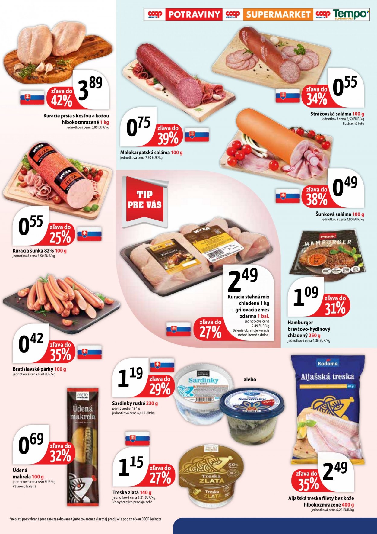 Leták COOP Jednota - 23.9.2021 - 6.10.2021. Strana 2
