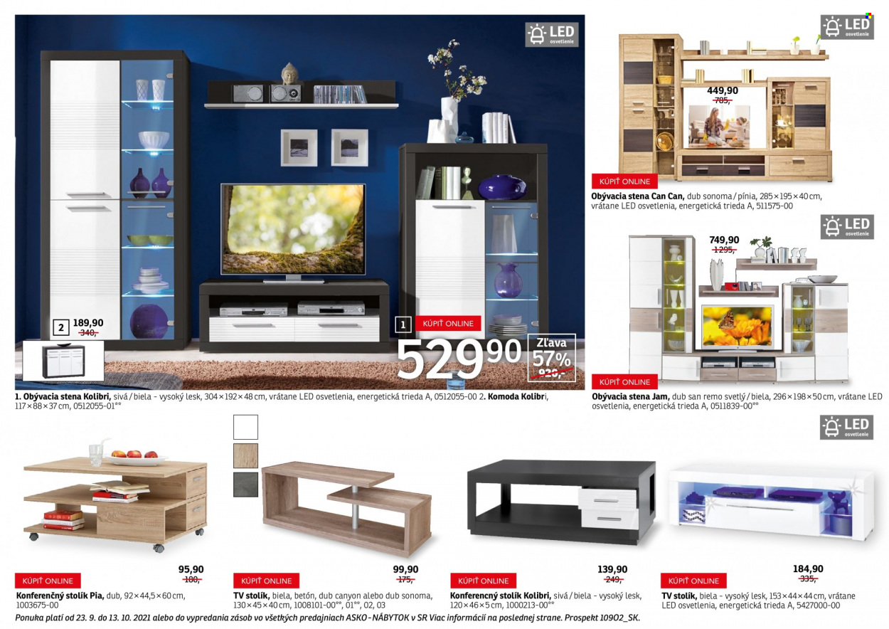Leták Asko Nábytok - 23.9.2021 - 13.10.2021. Strana 11