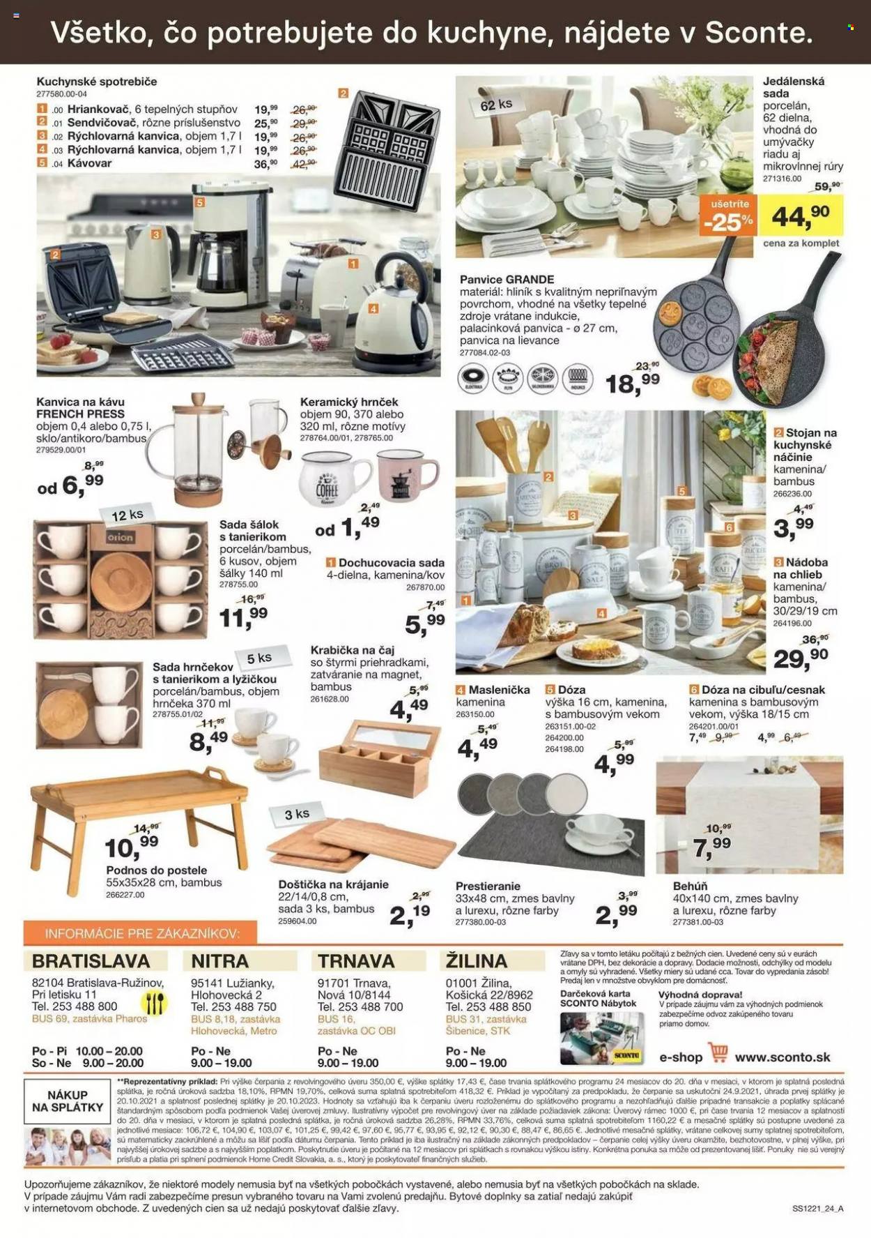 Leták Sconto nábytok - 24.9.2021 - 14.10.2021. Strana 24