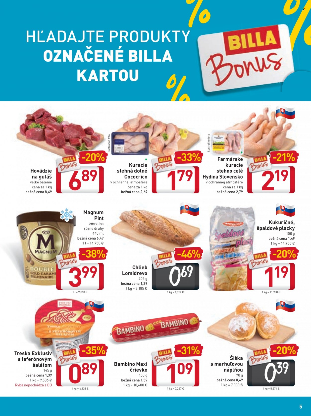 Leták Billa - 29.9.2021 - 5.10.2021. Strana 5