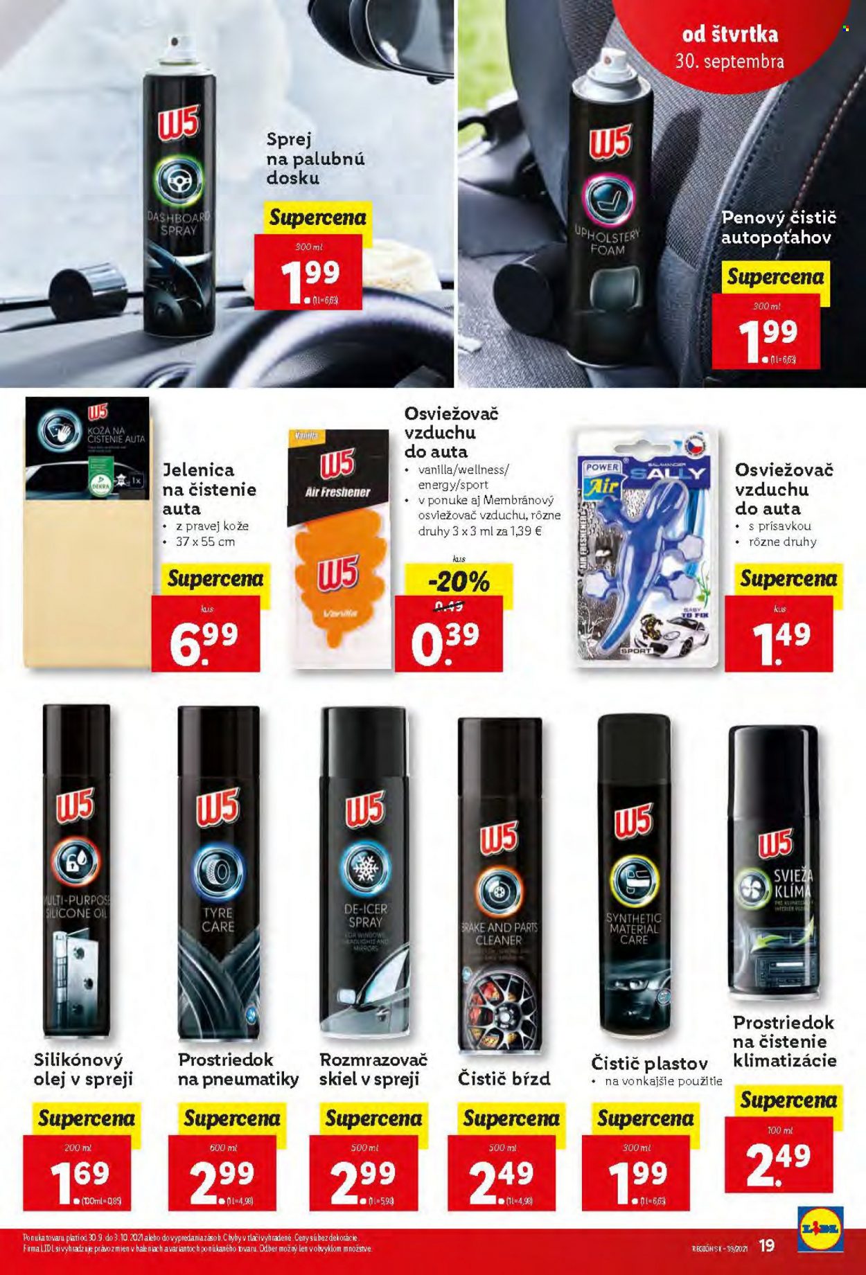Leták Lidl - 30.9.2021 - 3.10.2021. Strana 19