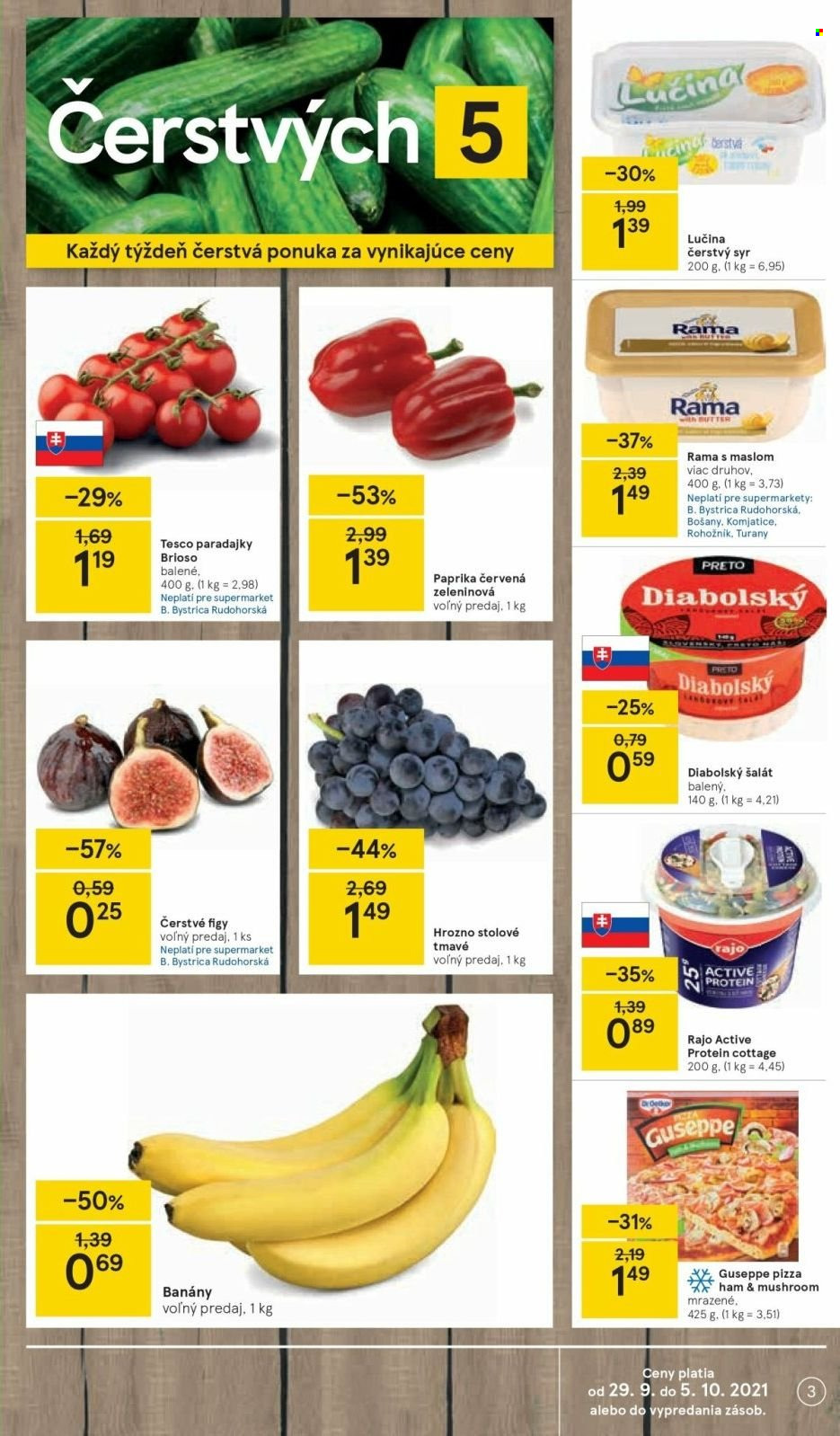 Leták TESCO supermarket - 29.9.2021 - 5.10.2021. Strana 3