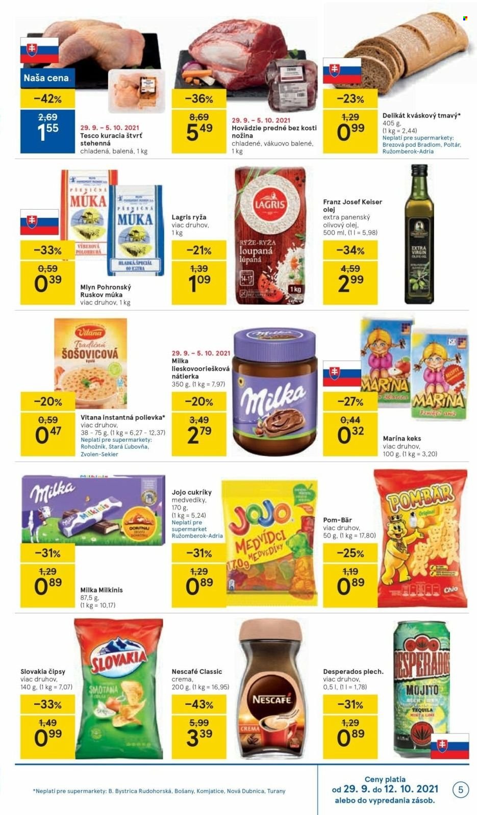 Leták TESCO supermarket - 29.9.2021 - 5.10.2021. Strana 5