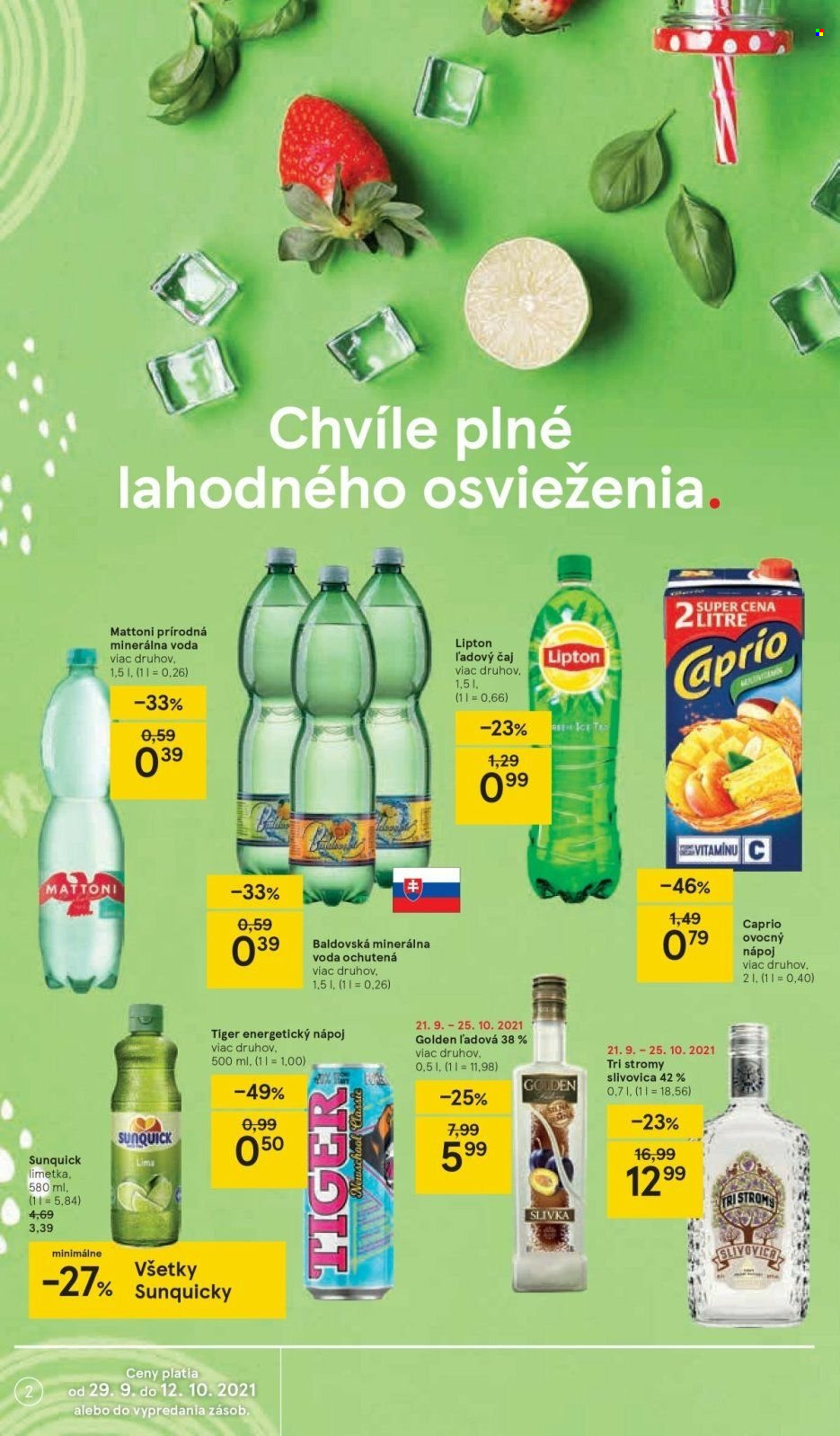 Leták TESCO - 29.9.2021 - 5.10.2021. Strana 2