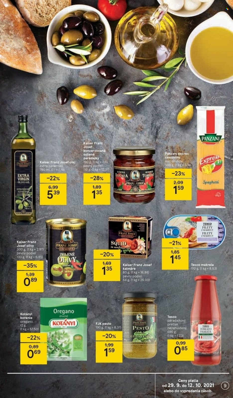 Leták TESCO - 29.9.2021 - 5.10.2021. Strana 9