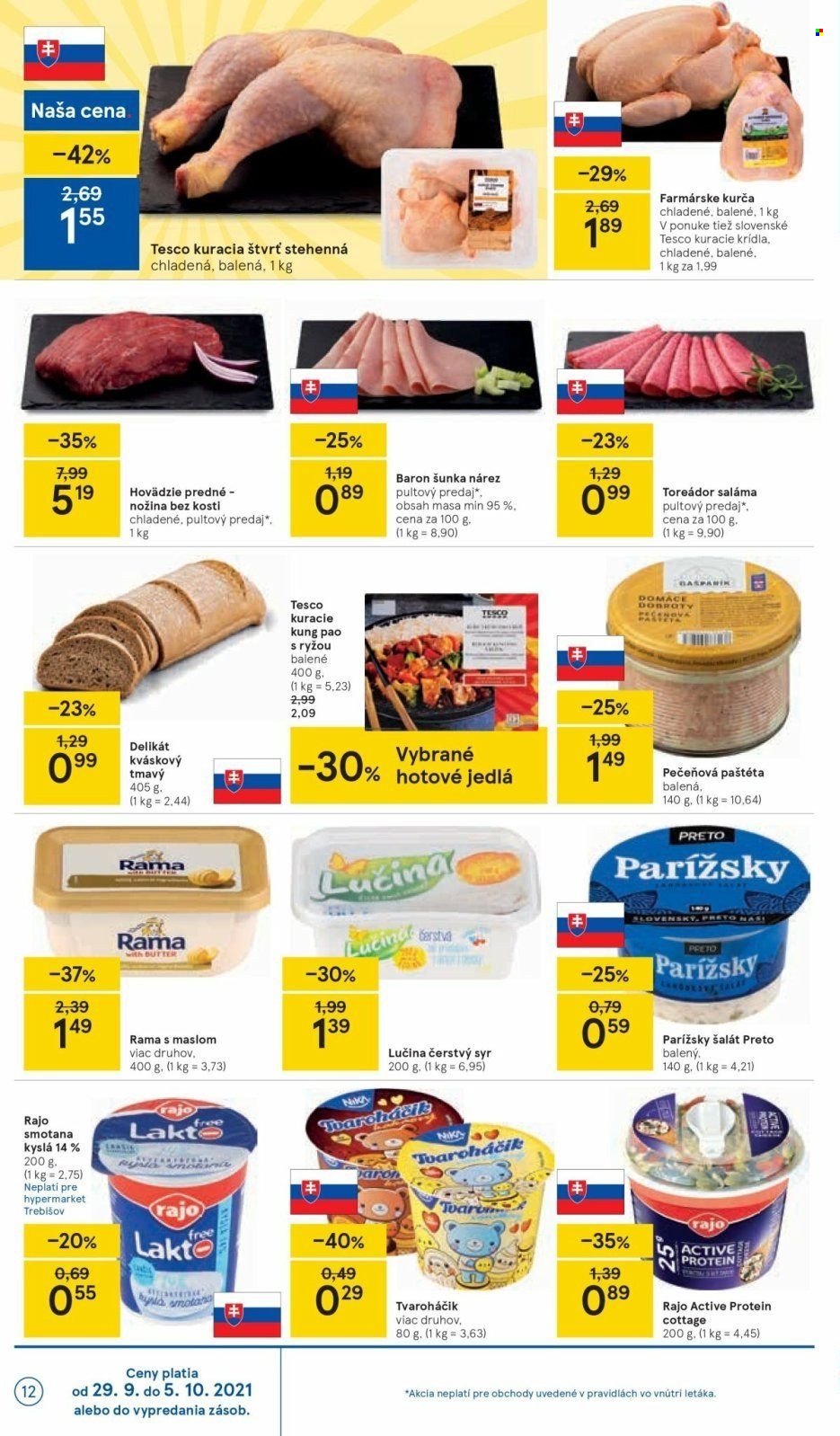 Leták TESCO - 29.9.2021 - 5.10.2021. Strana 12