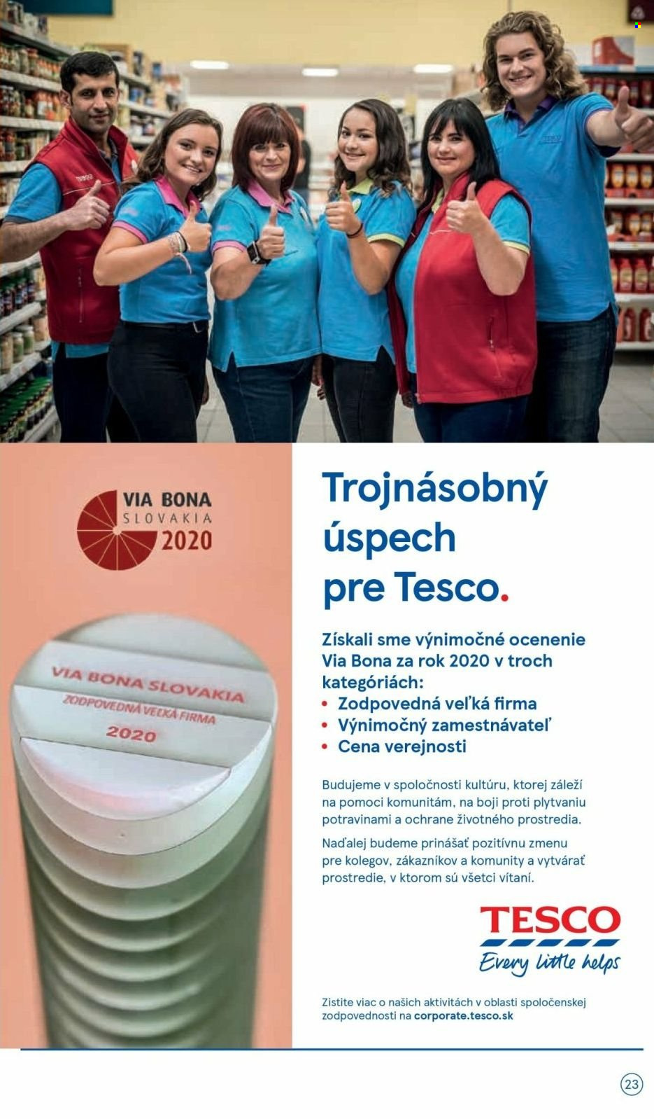 Leták TESCO - 29.9.2021 - 5.10.2021. Strana 23