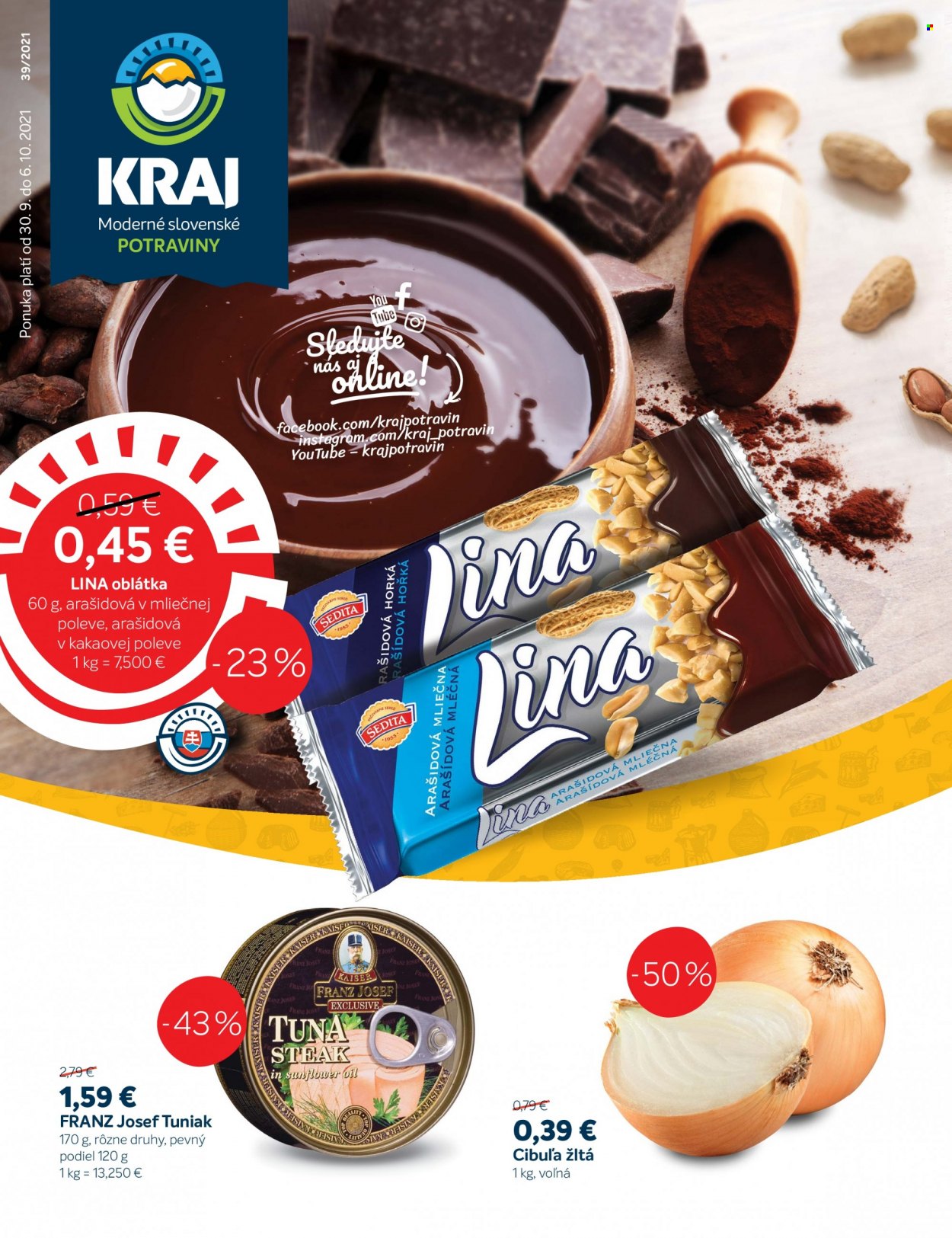Leták Kraj - 30.9.2021 - 6.10.2021. Strana 1