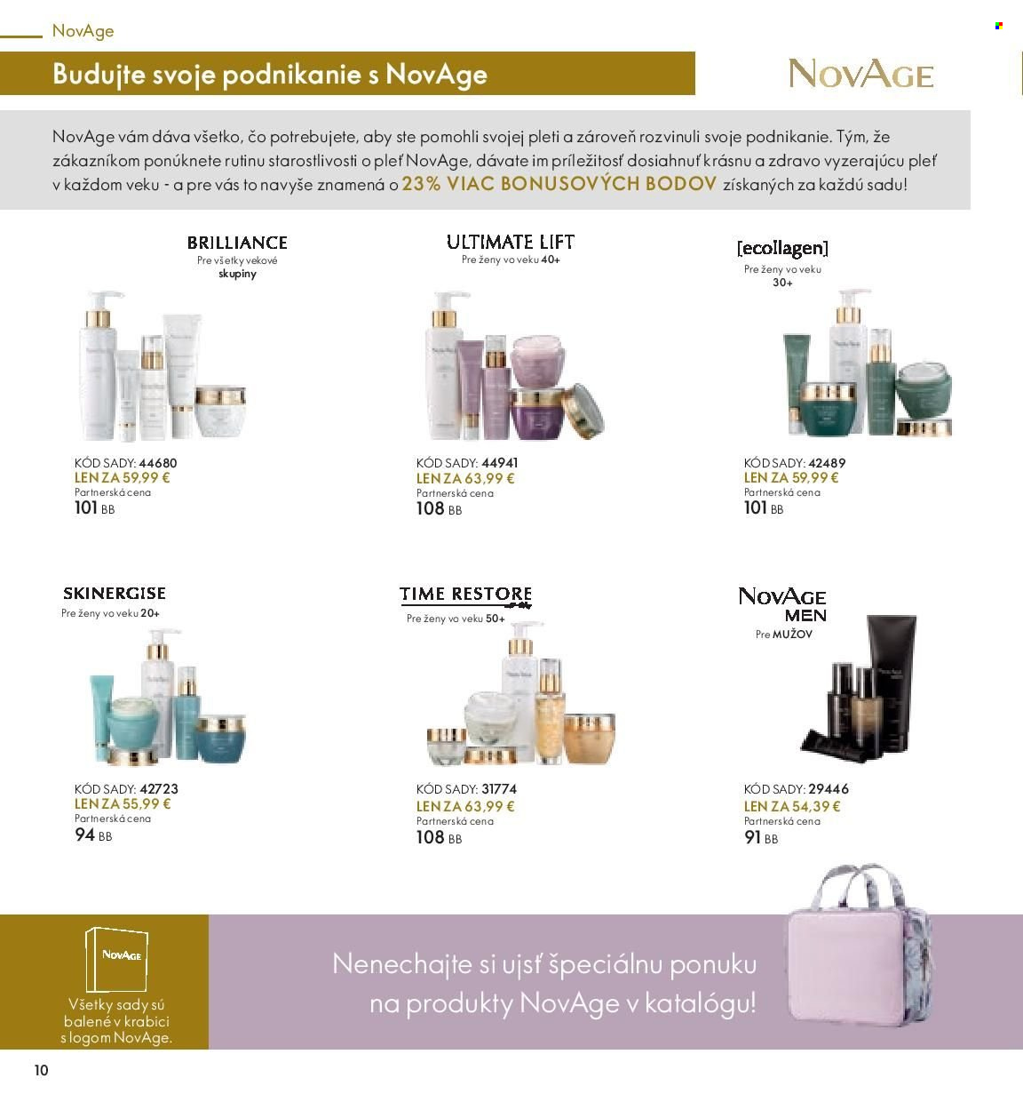 Leták Oriflame - 19.10.2021 - 8.11.2021. Strana 10
