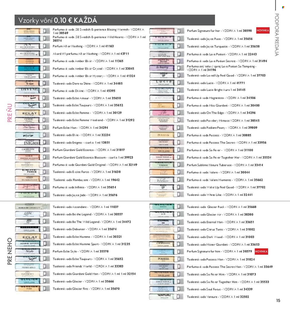 Leták Oriflame - 19.10.2021 - 8.11.2021. Strana 15