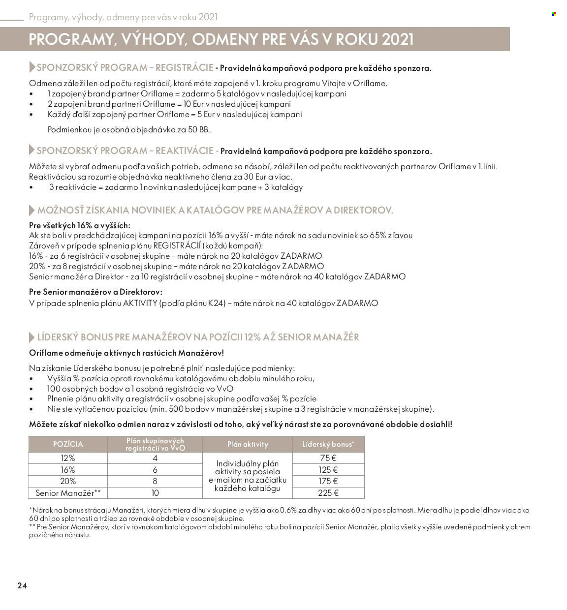 Leták Oriflame - 19.10.2021 - 8.11.2021. Strana 24