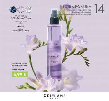 Leták Oriflame - 28.9.2021 - 18.10.2021.