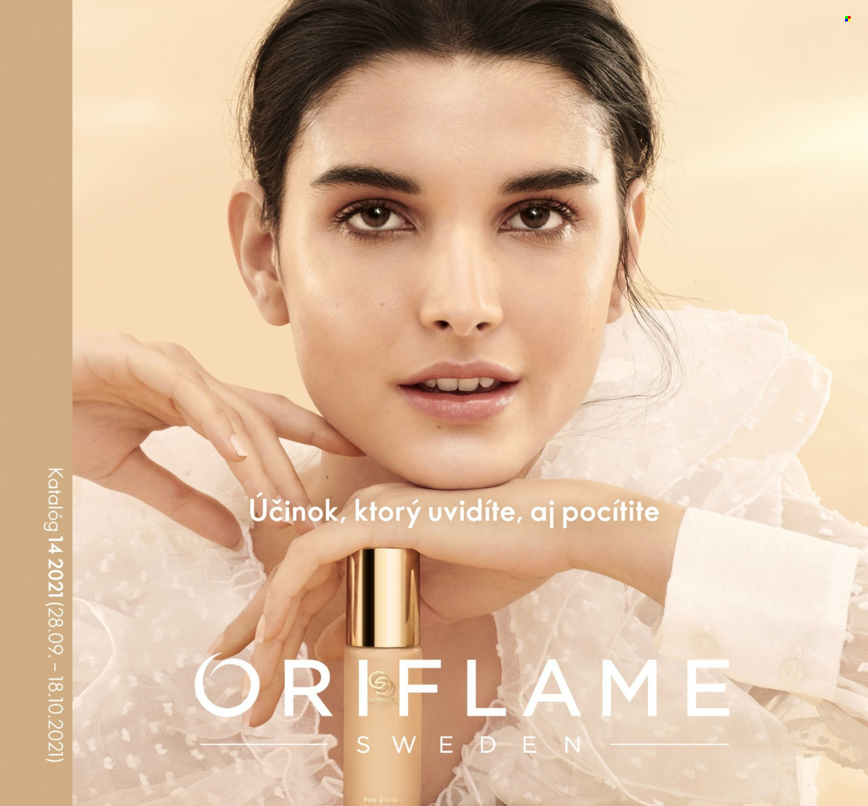 Leták Oriflame - 28.9.2021 - 18.10.2021. Strana 1