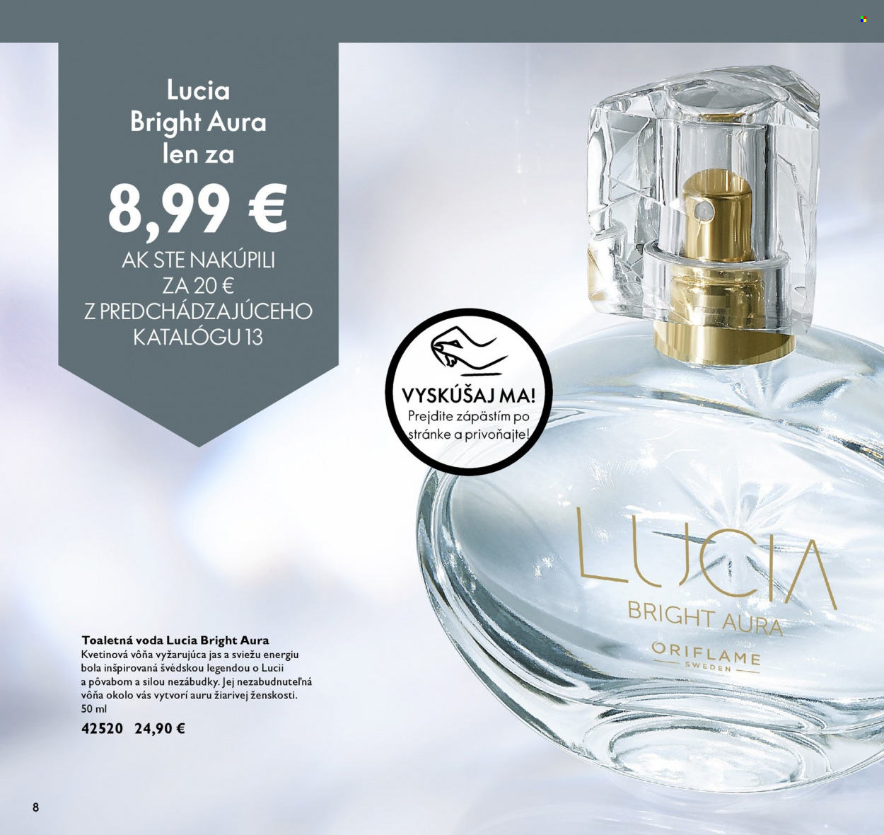 Leták Oriflame - 28.9.2021 - 18.10.2021. Strana 8