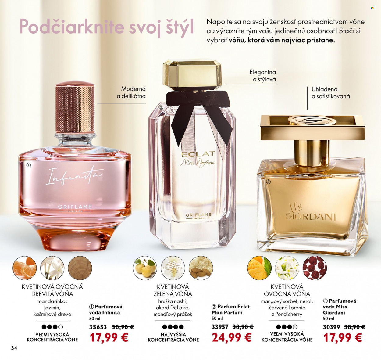 Leták Oriflame - 28.9.2021 - 18.10.2021. Strana 34