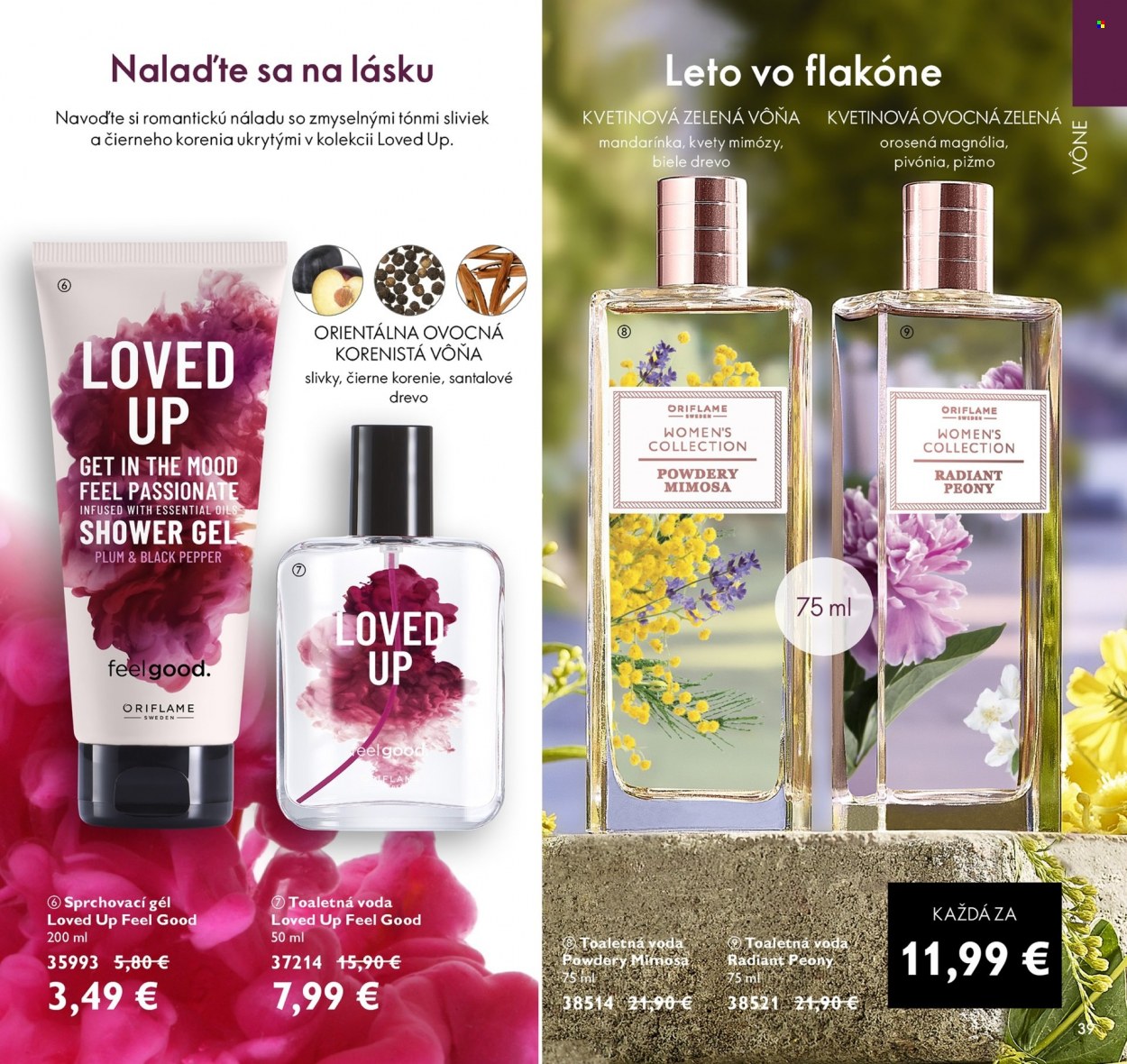 Leták Oriflame - 28.9.2021 - 18.10.2021. Strana 39