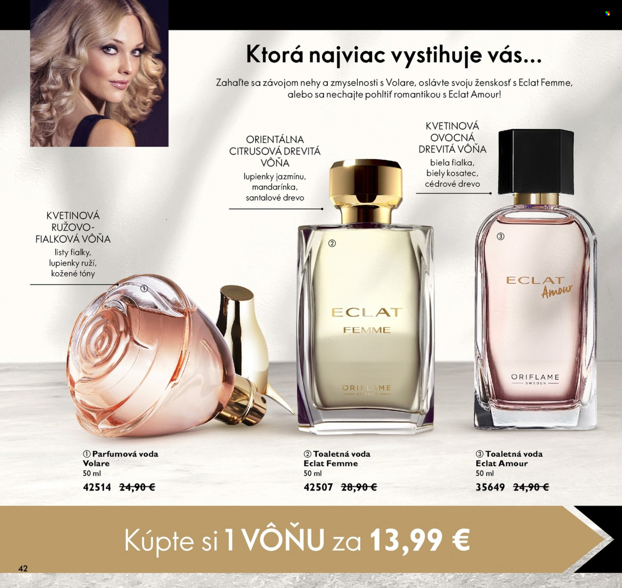 Leták Oriflame - 28.9.2021 - 18.10.2021. Strana 42