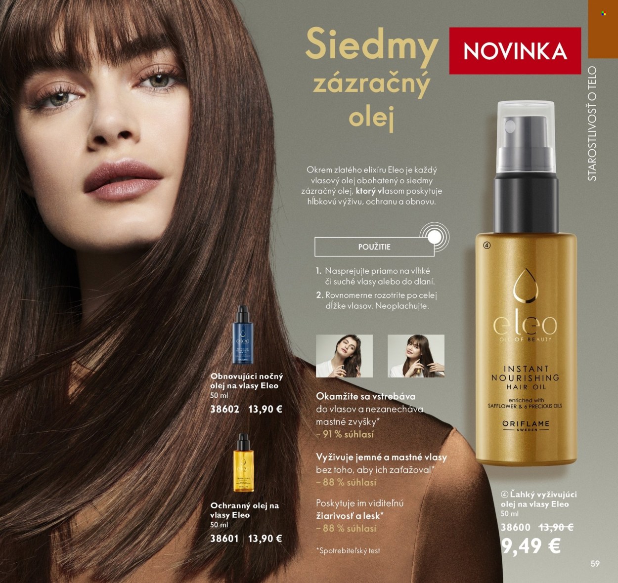Leták Oriflame - 28.9.2021 - 18.10.2021. Strana 59
