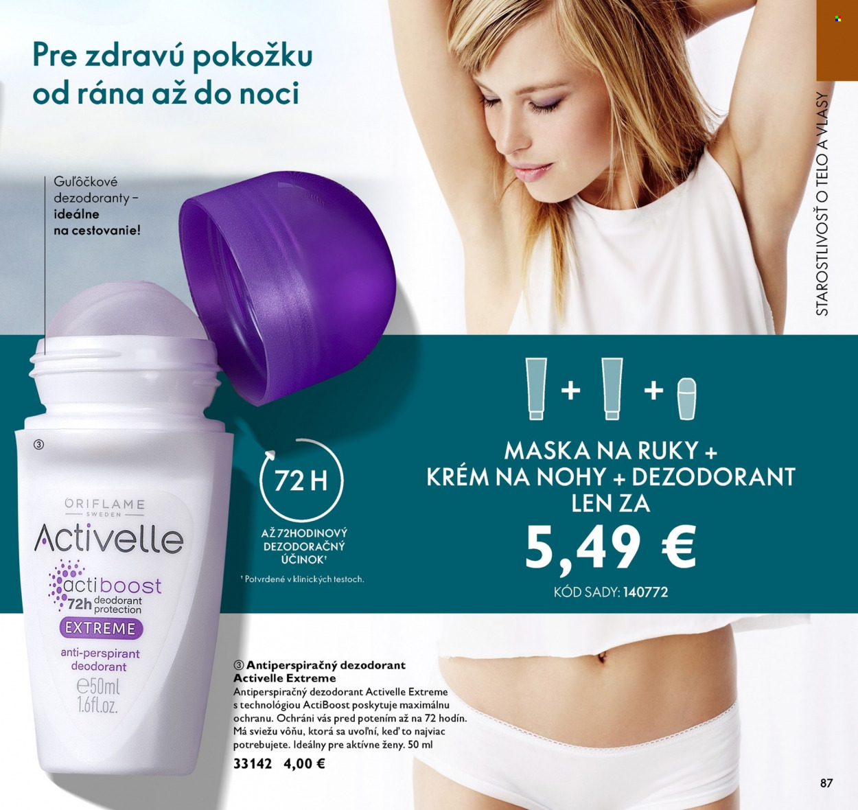 Leták Oriflame - 28.9.2021 - 18.10.2021. Strana 87