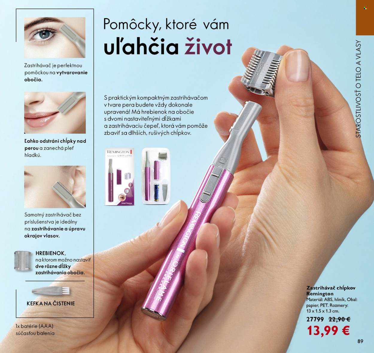 Leták Oriflame - 28.9.2021 - 18.10.2021. Strana 89