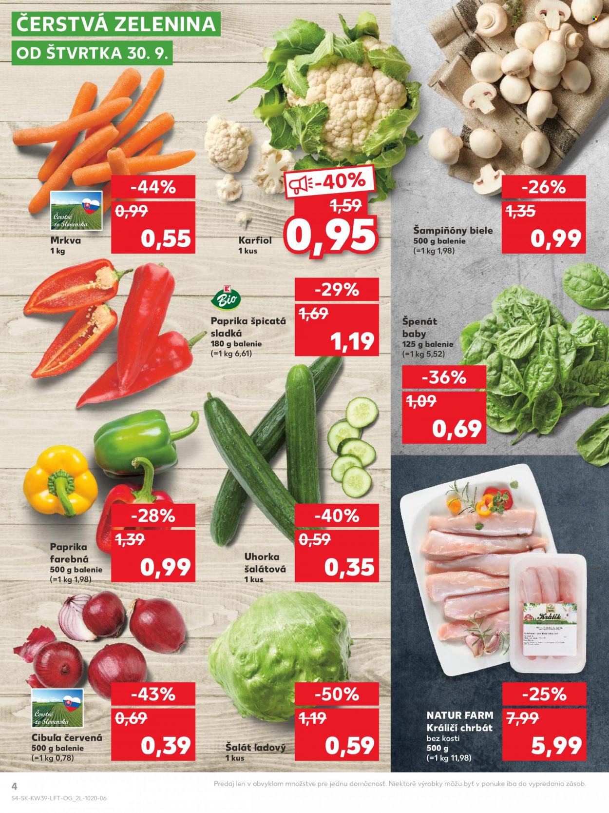 Leták Kaufland - 30.9.2021 - 6.10.2021. Strana 4