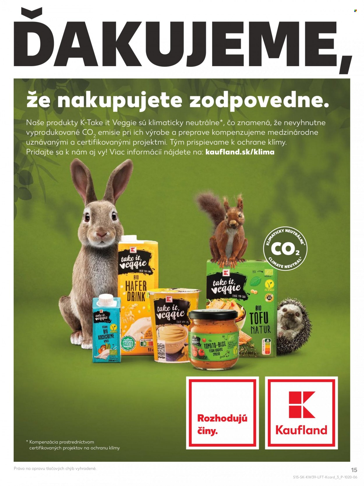 Leták Kaufland - 30.9.2021 - 6.10.2021. Strana 15