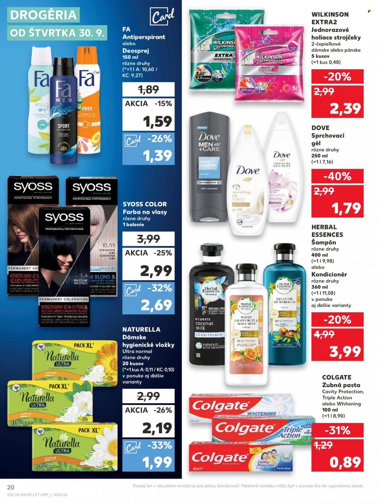 Leták Kaufland - 30.9.2021 - 6.10.2021. Strana 20