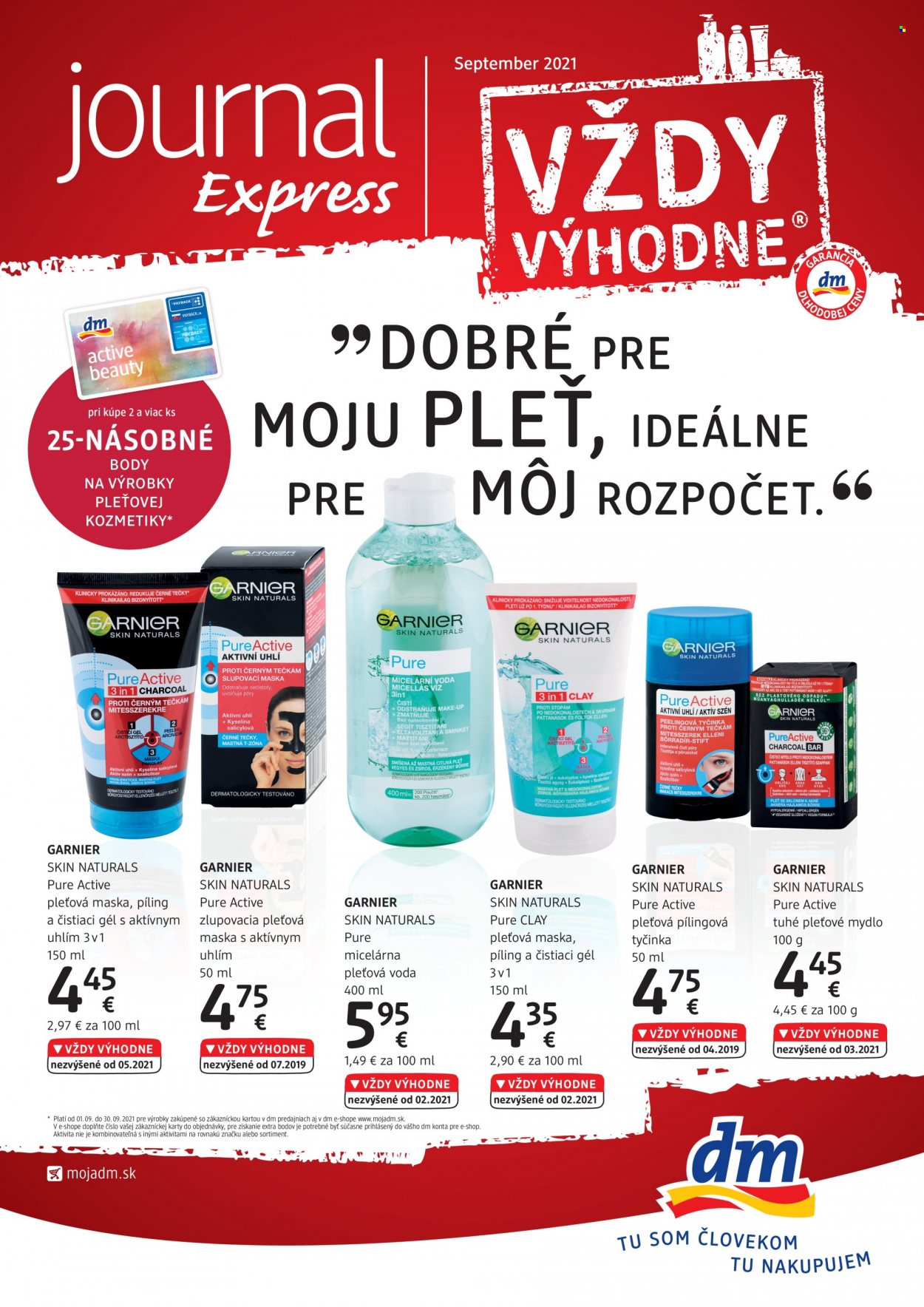 Leták dm drogerie - 1.9.2021 - 30.9.2021. Strana 1