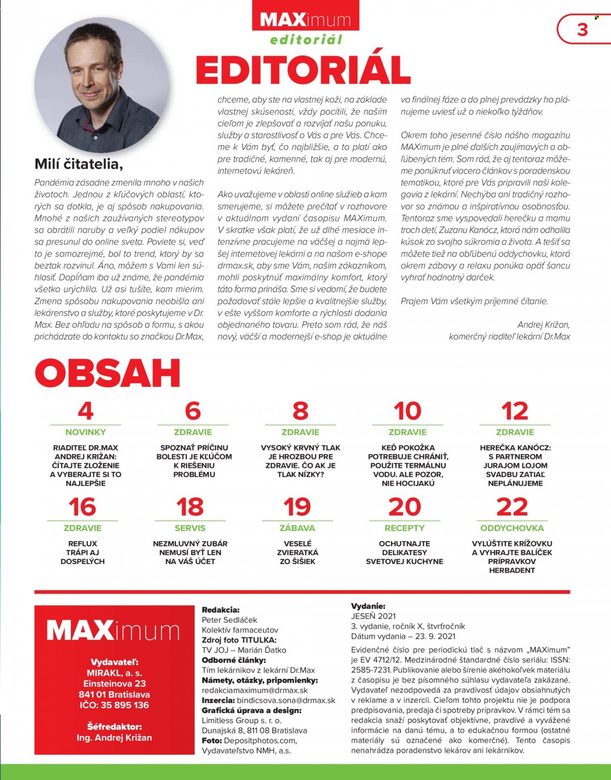 Leták Dr. Max. Strana 3