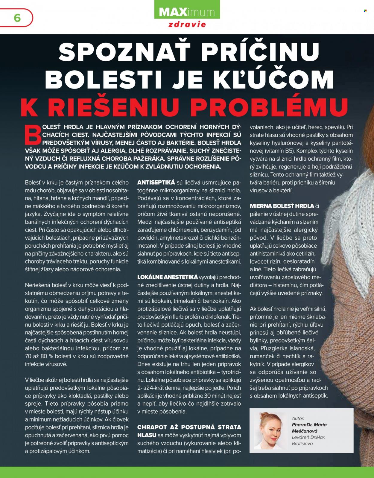 Leták Dr. Max. Strana 6