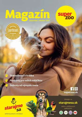 Leták SUPER ZOO - 1.9.2021 - 31.10.2021.
