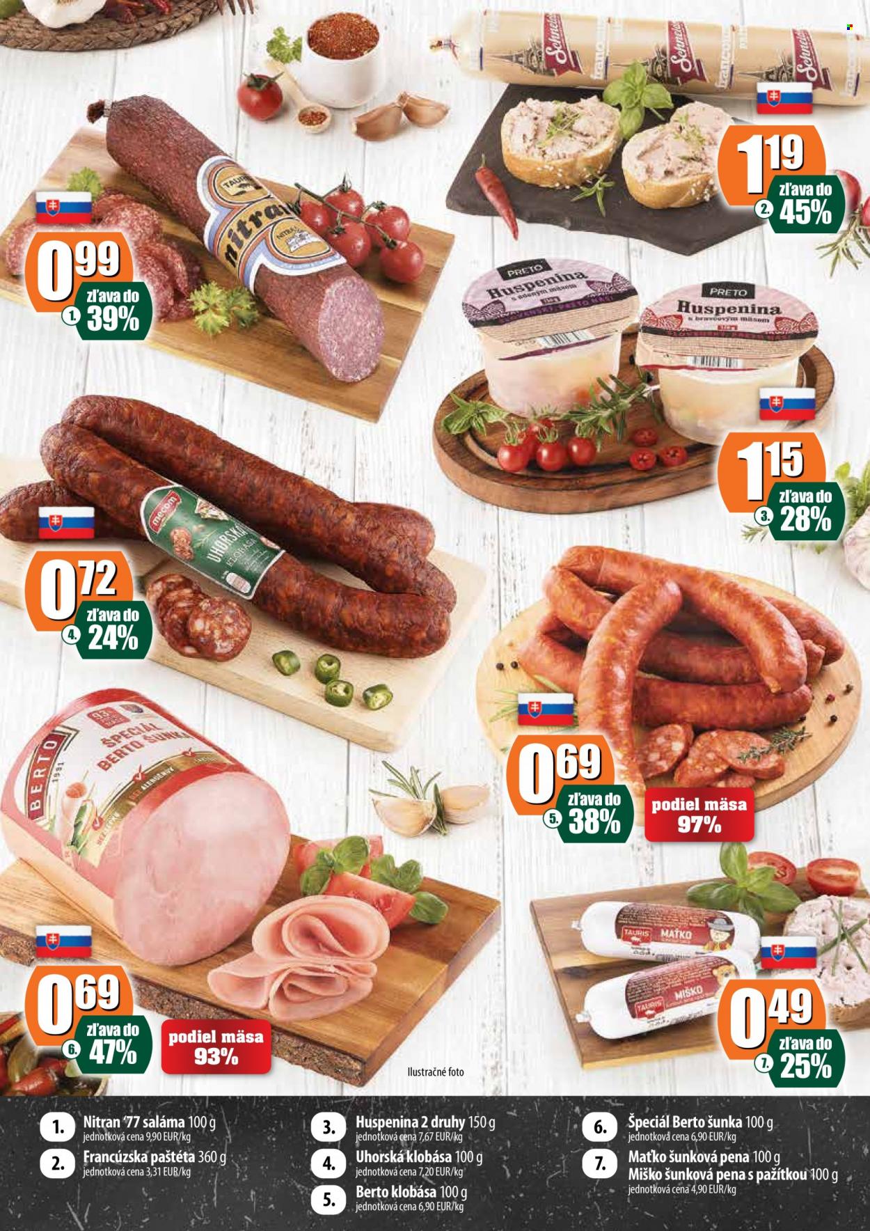 Leták COOP Jednota - 30.9.2021 - 6.10.2021. Strana 2