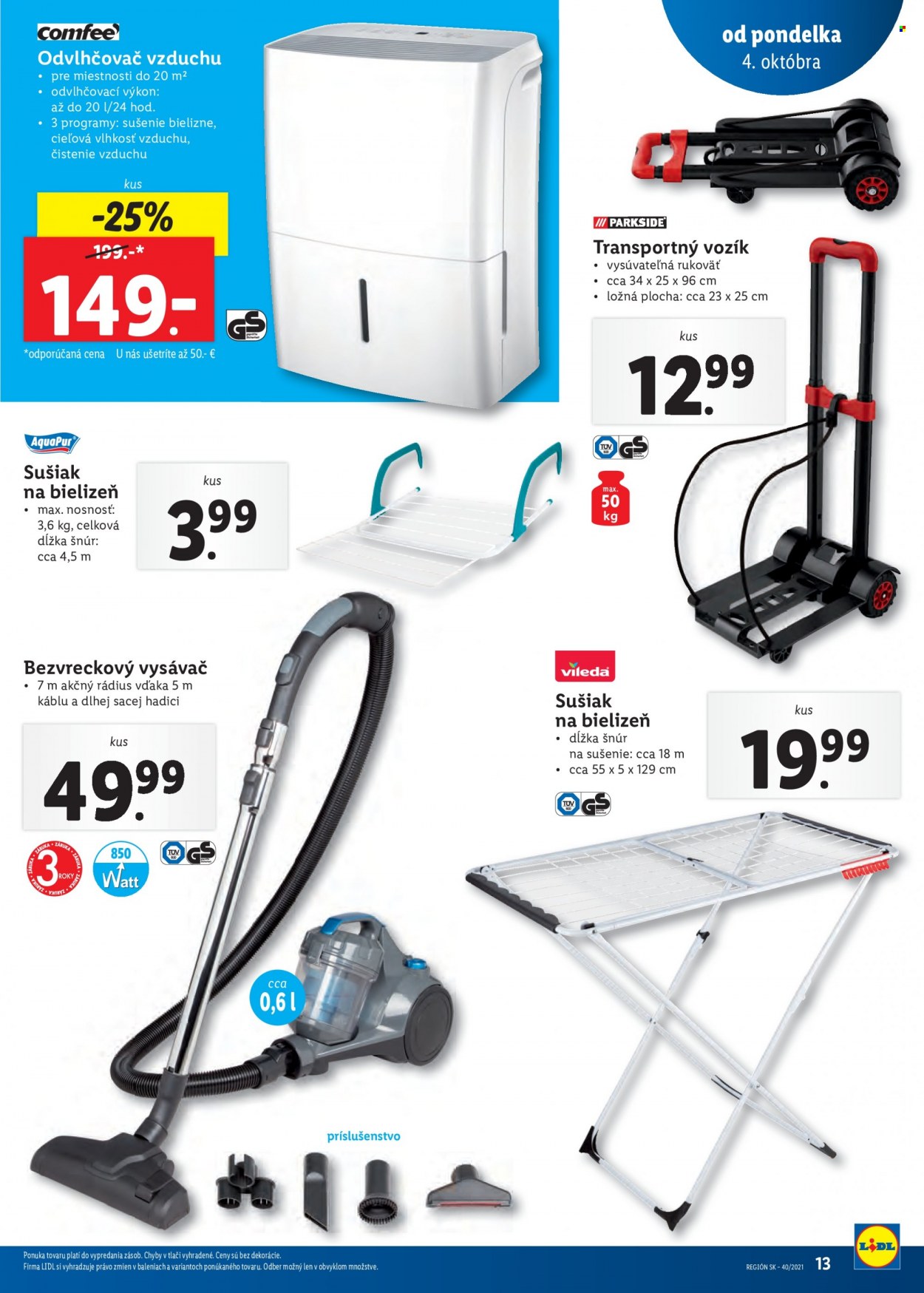 Leták Lidl - 4.10.2021 - 10.10.2021. Strana 13