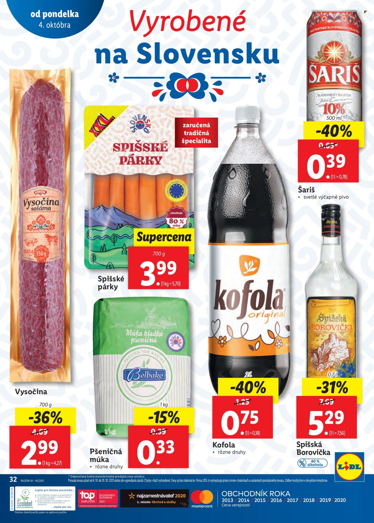 Leták Lidl - 4.10.2021 - 10.10.2021. Strana 32