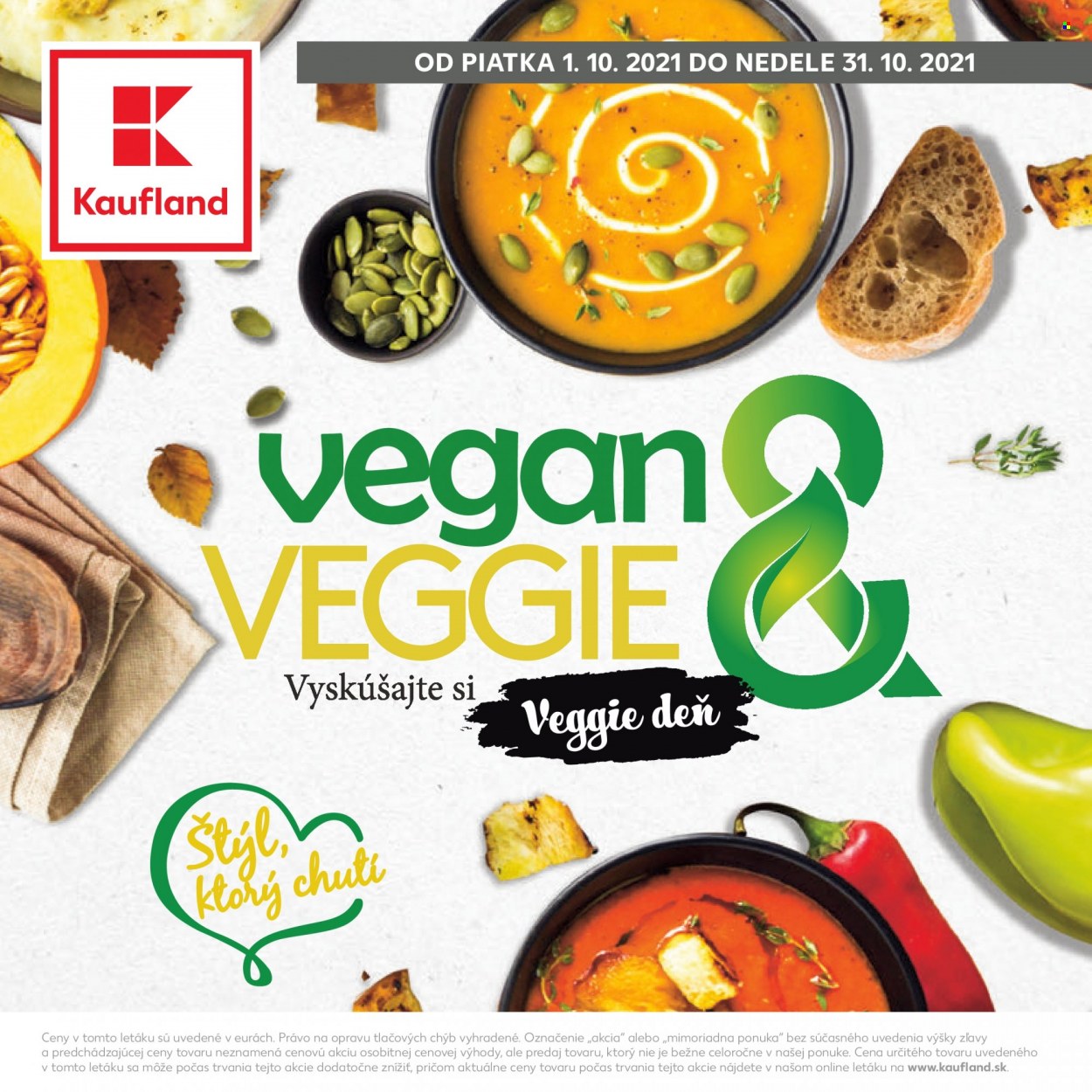 Leták Kaufland - 1.10.2021 - 31.10.2021. Strana 1