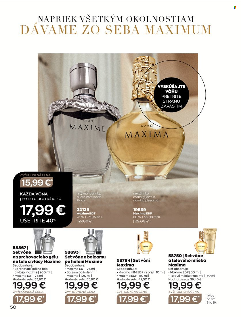 Leták Avon - 1.10.2021 - 31.10.2021. Strana 52