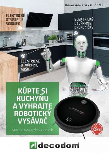 Leták Decodom - 1.10.2021 - 31.10.2021.